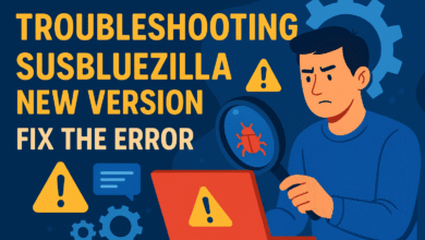 error susbluezilla new version